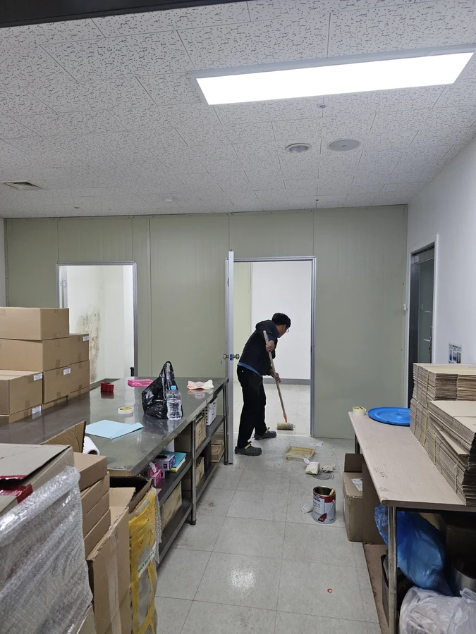 원룸 공간 분리 가벽 시공 전