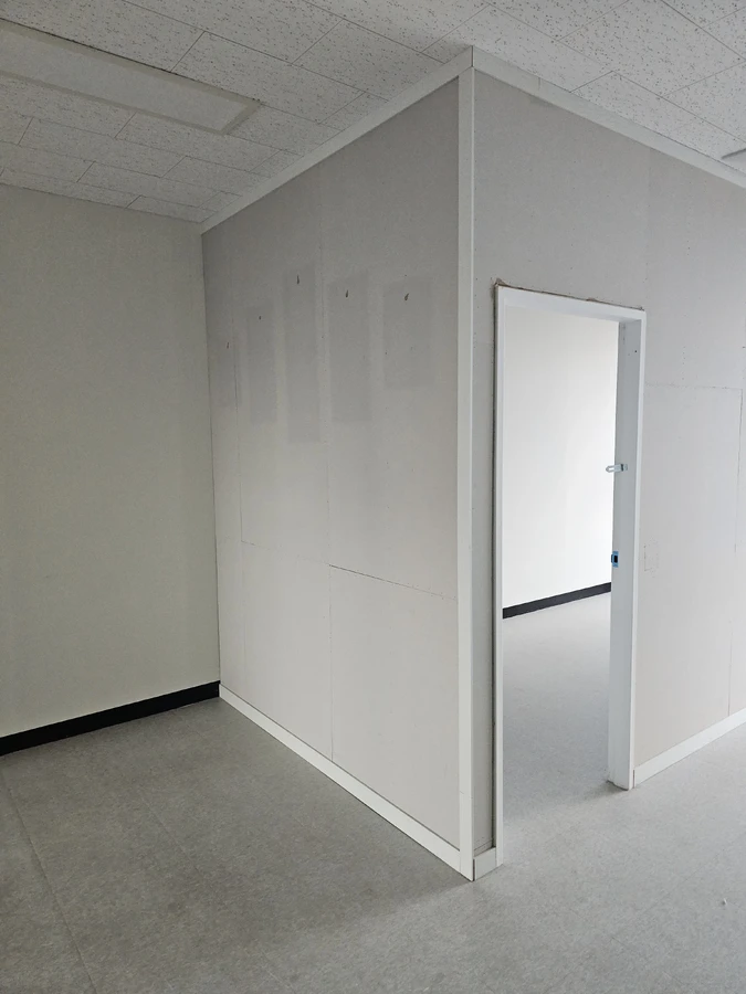 드레스룸 분리 가벽 시공 후