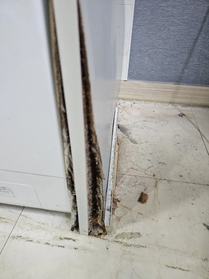 물먹은 가벽 교체 현장 2