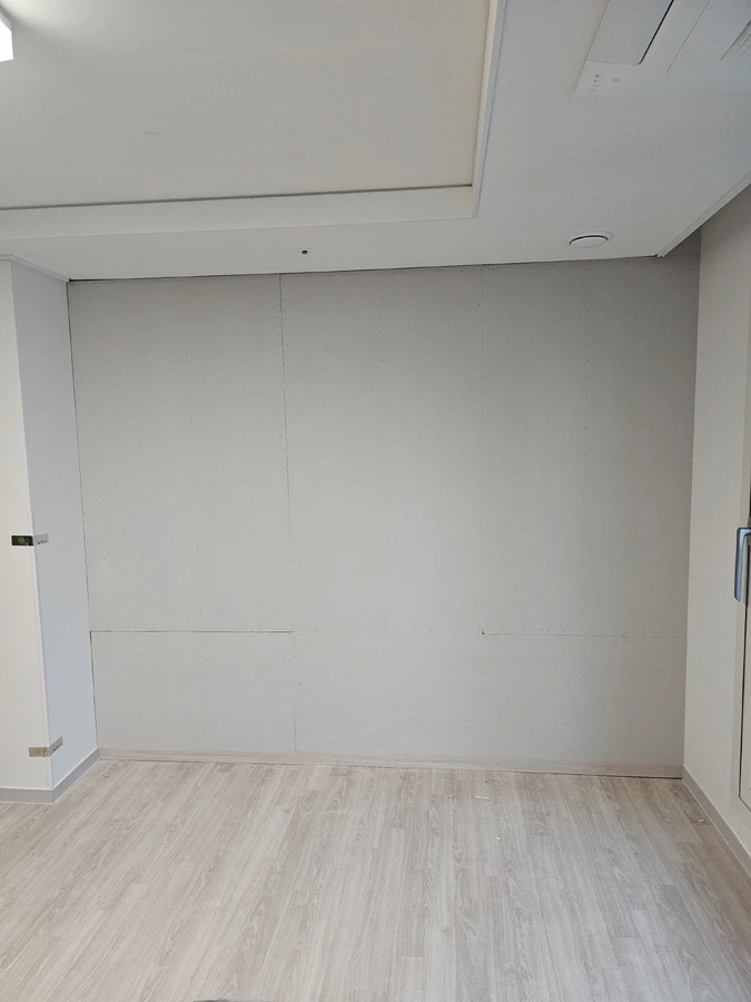 거실 가벽 작업 사례